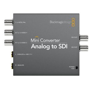 Front view of the Blackmagic Analog to SDI