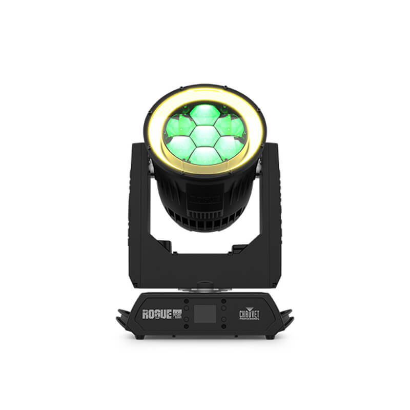 Front view of the Chauvet Rogue Outcast 1 BeamWash - Front View