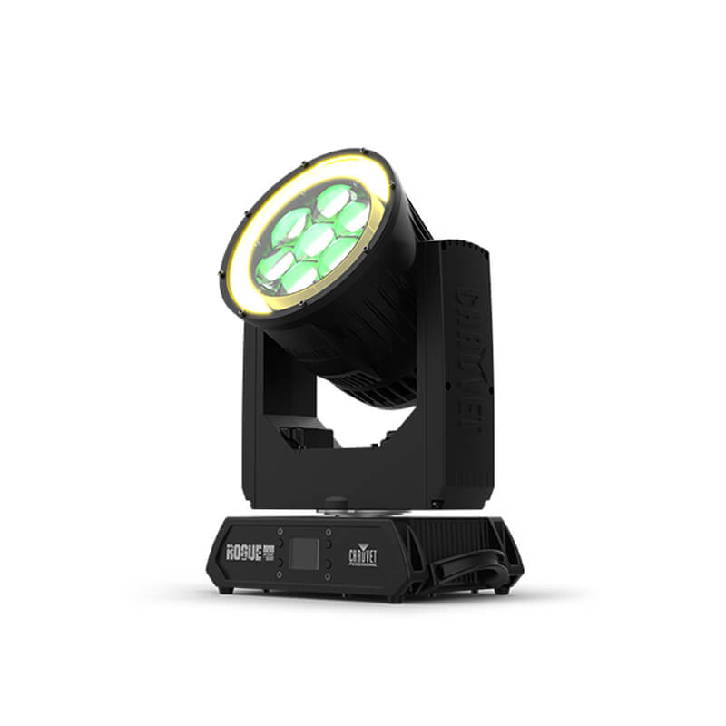 Side angled view of the Chauvet Rogue Outcast 1 BeamWash