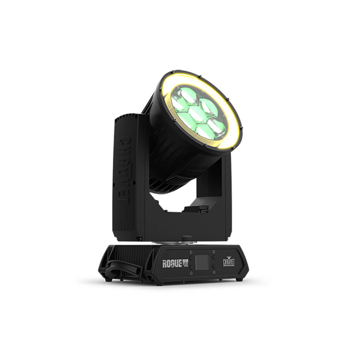 Angled view of the Chauvet Rogue Outcast 1 BeamWash