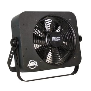 Entour Cyclone DMX Fan side angle view facing right