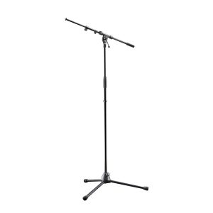Angled view of the K&M 210/9 Boom Microphone Stand