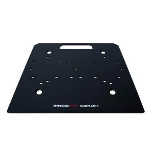 MagicFX Baseplate II steel mounting plate with multiple pre-drilled holes