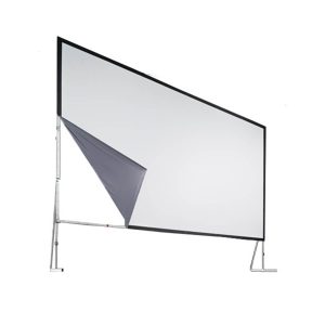 Angled view of Stumpfl 10ft 8in x 6ft Frame Screen Kit